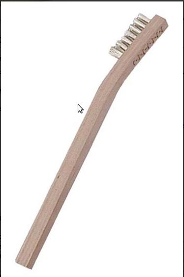 Stainless Steel Scratch Brush - Silver - Case of 50 - Durable Handle
