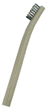 Stainless Steel Scratch Brush - Silver - Heavy Duty - Case of 144