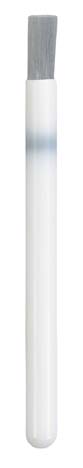 Nylon Applicator Brush - White - 0.38 in Diameter - Case of 50 - Precision Cleaning