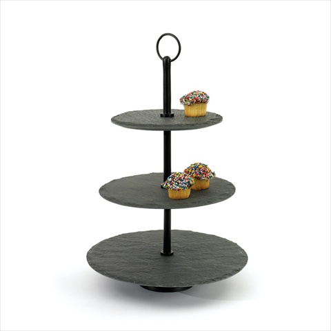 Picture of Deco Home Round Slate Fruit Stand