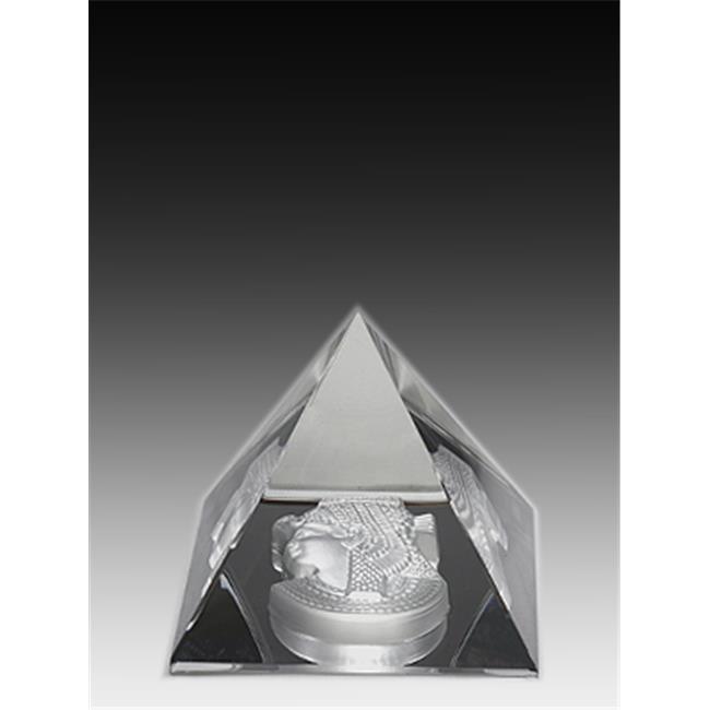 Asfour Crystal 54-45 1.88 L x 1.69 H in. Crystal Pyramid - Cleopatra Egyptian...