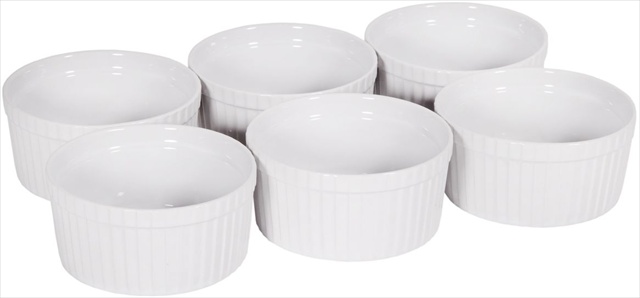 Picture of Home Essentials 4150 Set of 6 White 4 Oz Ramekins
