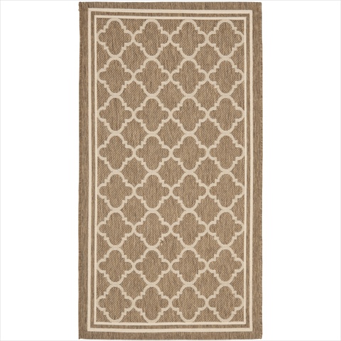 Safavieh Courtyard Rug CY6918 Brown Bone 3ft x 5ft