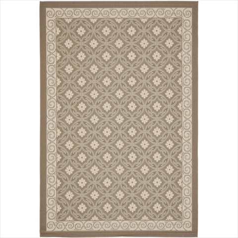 Safavieh Cy7810-97a18-5 Courtyard Area Rug In Dark Beig / Beige