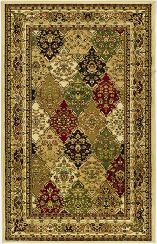 Picture of Safavieh LNH221A-4 4 x 6 ft. Small Rectangle Lyndhurst Multi Color & Ivory Traditional Rug