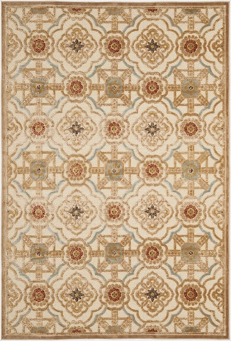 MSR4459-1642-8 8 x 11 ft. 2 in. Large Rectangle Contemporary Martha Stewart Taupe & Cream Area Rug -  Safavieh
