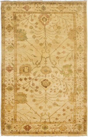 Picture of Safavieh OSH151A-6 6 x 9 ft. Rectangle Traditional Oushak Light Blue & Gold Hand Knotted Rug