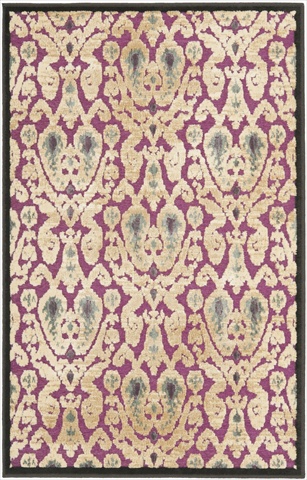 Picture of Safavieh PAR157-2380-24 2 ft. 7 in. x 4 ft. Runner Paradise Anthracite & Fuchsia Traditional Rug
