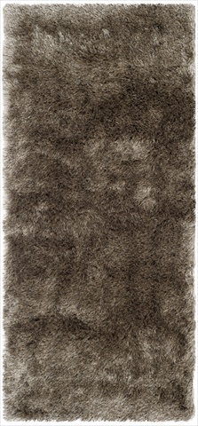 Picture of Safavieh SG511-9292-24 2 ft. 6 in. x 4 ft. Runner Paris Shag & Flokati Sable Hand Tufted Rug