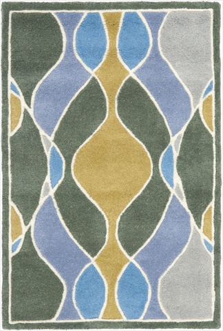 Picture of Safavieh SOH762C-2 2 x 3 ft. Accent Contemporary Soho Grey & Multi Color Hand Tufted Rug
