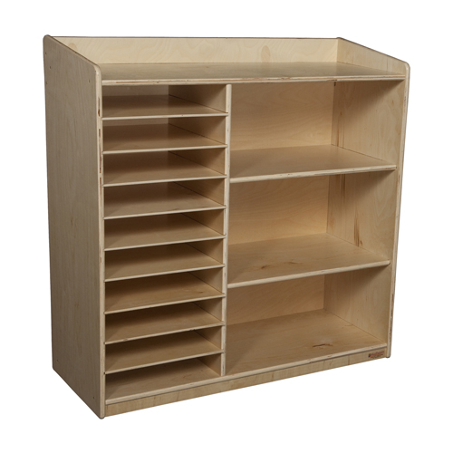 Picture of Wood Designs 15139 Sensorial Discover Shelving Without Trays