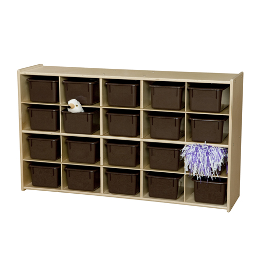 Picture of Contender C14502F Contender 20 Tray Storage With Chocolate Trays- Assembled