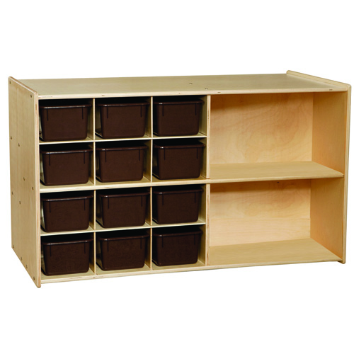 Picture of Contender C16602F Contender Double Mobile Storage With 25 Chocolate Trays-Assembled