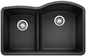 Picture of Blanco 441598 Diamond 1.75 in. Low Divide Undermount Reverse Kitchen Sink - Anthracite