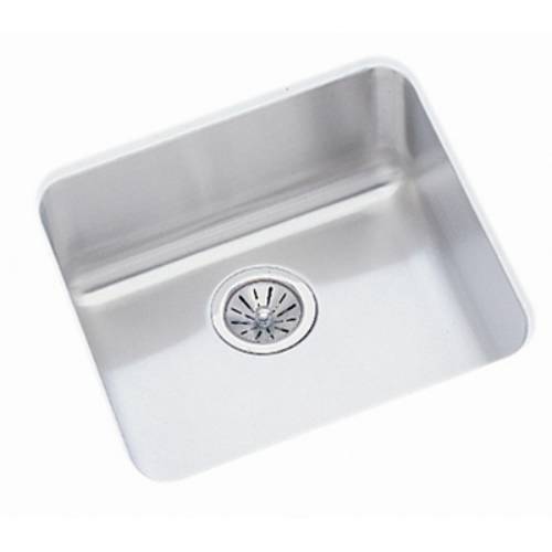 ELUH1212 18 Gauge Stainless Steel 14.5 x 14.5 x 7 in. Single Bowl Undermount Kitchen Sink -  Elkay