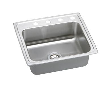 Picture of Elkay LR25223 18 Gauge Stainless Steel 25 x 22 x 8.125 in. Single Bowl Top Mount Kitchen Sink