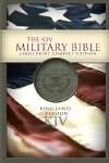 King James Version Military Bible Large Print Compact Green Bond