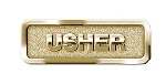 Picture of B & H Publishing Group 466062 Usher- Magnetic Brass Badge