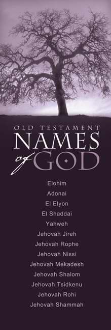 465026 Bkmrk Names Of God In Old Testament