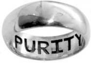 Solid Rock Jewelry 760339 Ring Purity Style 480 Ss Sz 9