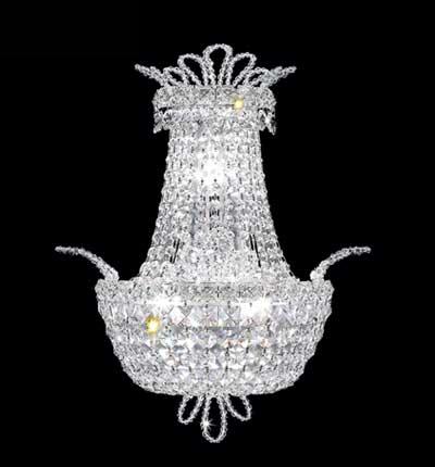 Picture of James R Moder 94108S22 Princess Collection Silver Wall Sconce Chandelier