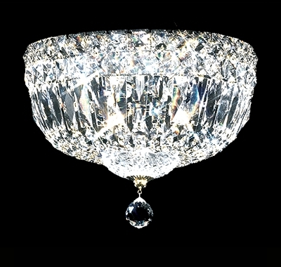 Picture of James R Moder 40210S22 Impact Flush Mount Collection Silver Ceiling Chandelier