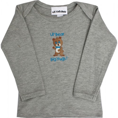 4CLSTBBG-1824 Grey Long Sleeve T-Shirt - Boy Bear- 18-24