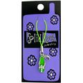 Solid Rock Jewelry 760790 Green Sandal Cross With Crystals Cell Phone Strap Solid Rock Jewelry 760790 Green Sandal Cross With Crystals Cell Phone Strap