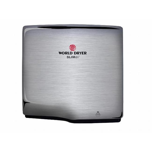 World Dryer L-973A Slimdri- Stainless Steel Brushed- Surface-Mounted Ada Comp...