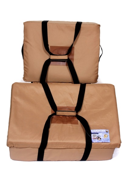 2 Pack Ultimate Soft Sided Cooler Large & Small Tan Cooler