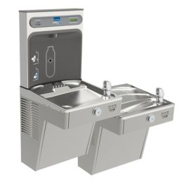 Picture of Elkay LVRCGRNTL8WSK Filtered Ezh2O Bottle Filling Station With Bi - Level Green Vandal - Resistant Cooler 24 X 30 X 38 In.