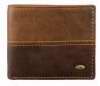 Wallet Genuine Leather Cross Brown & Tan