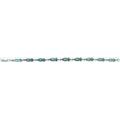 Solid Rock Jewelry 760408 Bracelet-Blue Mother Of Pearl Ichthus Solid Rock Jewelry 760408 Bracelet-Blue Mother Of Pearl Ichthus