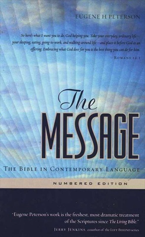 951354 Message Numbered New Testament Personal Sz Sc