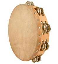 13051 Instr Tambourine 10 In. Rnd Goatskin