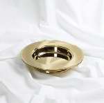 RemembranceWare Brassstone Communion Bread Plate - Brass - Standard Size - Stacking Design