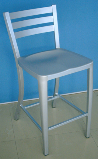 Picture of Alston Quality AL3637-7BS-24 Diana Aluminum Stool 24 in. H