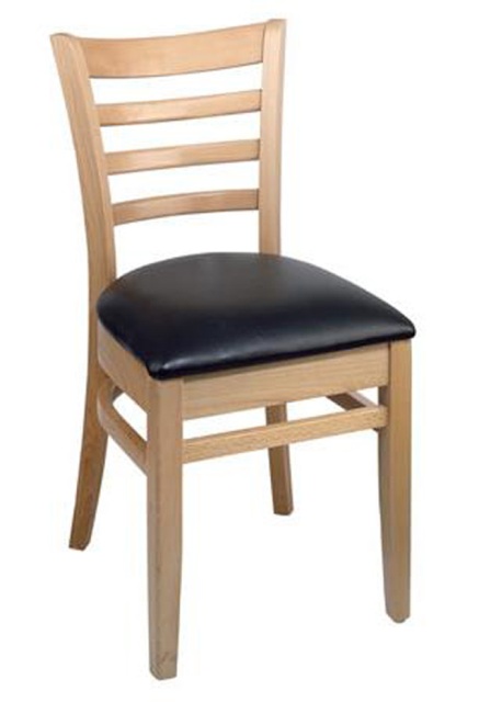 Picture of Alston Quality 3637 UP-N-Claret Diana Chair With Upholstered Seat Natural Frame