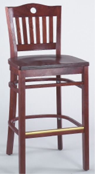 Picture of Alston Quality 3642-30-CHY Port Stool Cherry
