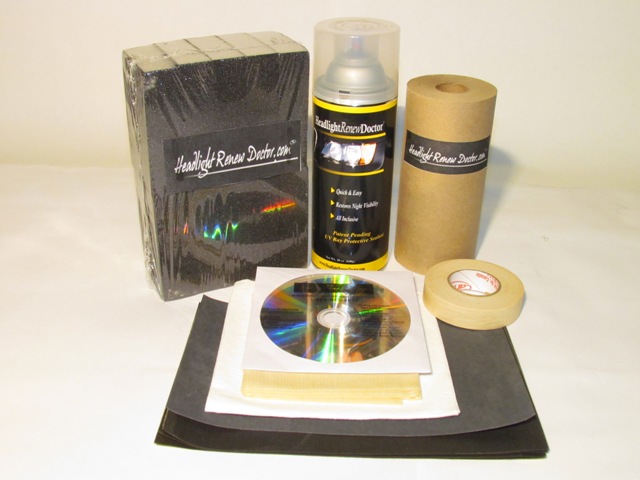 Picture of Headlight Renew Doctor HRD1001 Single Application Kit