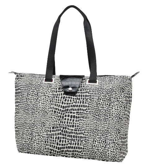 Hampton Bag - Black dot leopard - Pack of 2