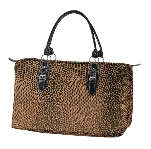 Large Travel Tote Bag -Brown Snake, Pack of 2