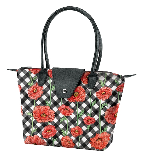 Small Fold-Up Bag - Poppy Chic- Pack of 2