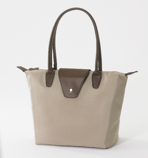 Small Fold-Up Bag - Sand- Pack of 2