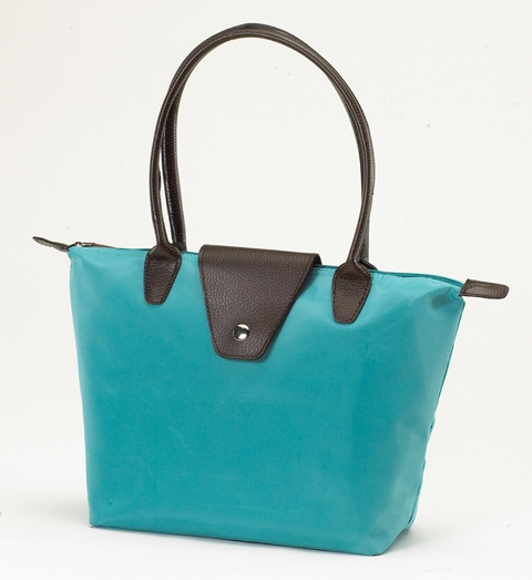 Small Fold-Up Bag - Turquoise, Pack of 2