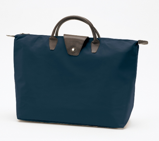 Short handle Fold-Up Bag - Navy, Pack of 2