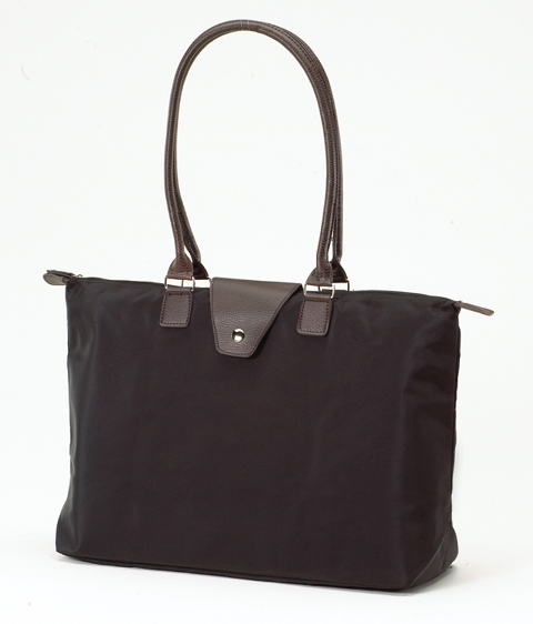 Long Handle Fold-Up Bag - Black, Pack of 2
