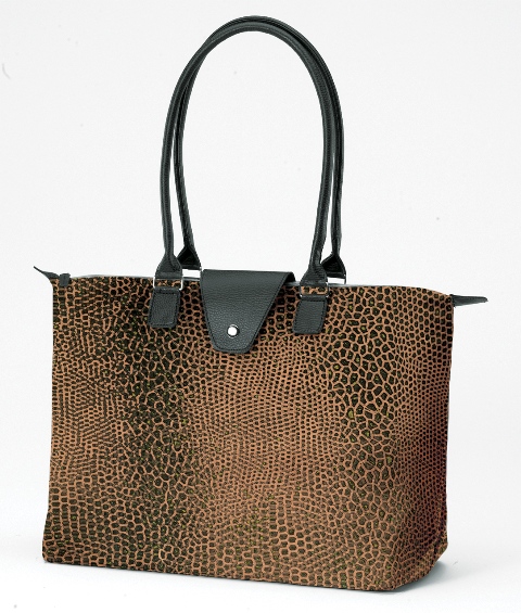 Long Handle Fold-Up Bag -Snake, Pack of 2