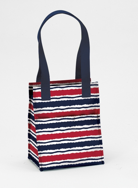 Large Lunch Bag - Marina Stripe, Pack of 2