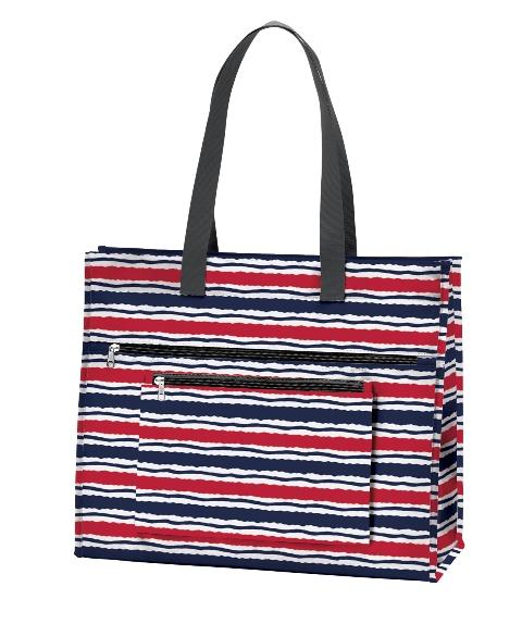 Insulated Tote Bag - Marina Stripe, Pack of 2